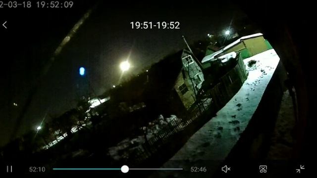 Призрак попал на камеру наблюдения