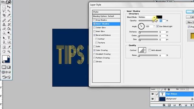 How To Make Logo In Gold Colour in Photoshop 2016