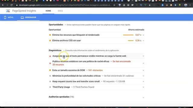 Tutorial Google PageSpeed - 2019
