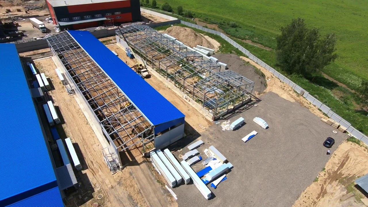 Быстровозводимые здания ЕвроАнгар на основе стального каркаса