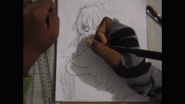 Dibujando chica anime/speed drawing