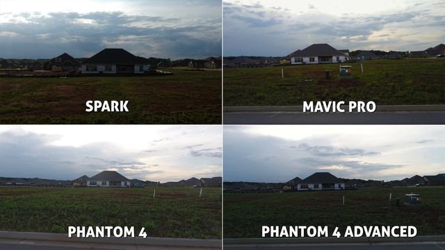 DJI SPARK CAMERA vs Mavic Pro vs Phantom 4 vs P4 Advanced!! Test Comparison Review