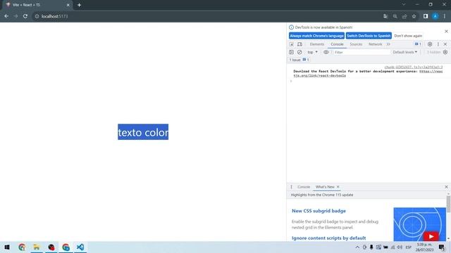 ? React con Typescript