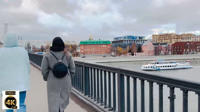 [4k] Moscow Today, Beautiful sunset , Yakimanka District, Strolling in Moscow, Russia ||Stroll in 4