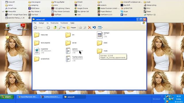 how to install minecraft 1.8.1 too many items