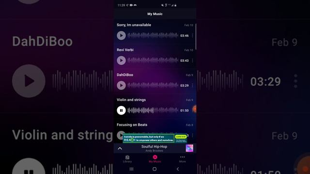Violin and String