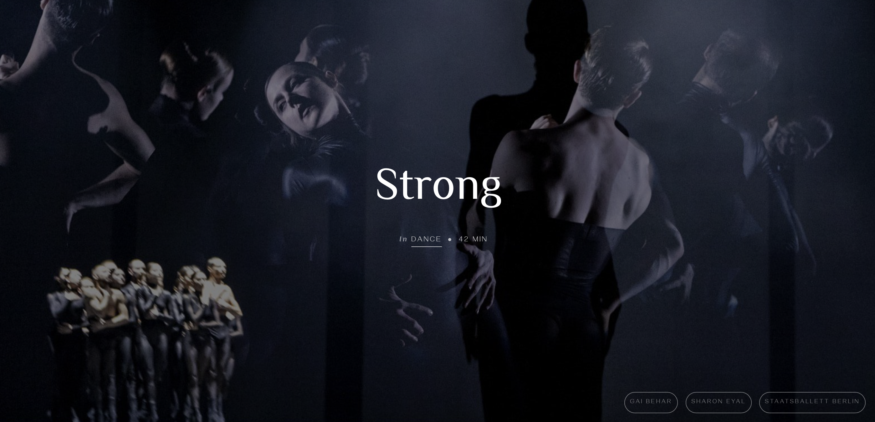 Strong - Sharon Eyal