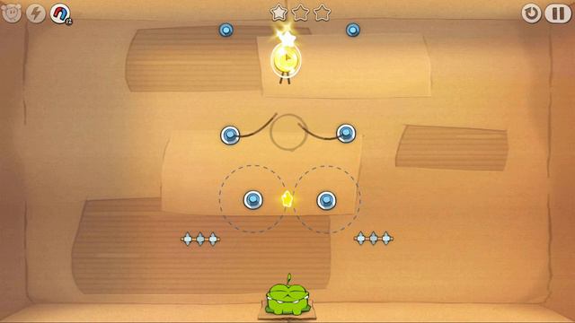 Cut the Rope - картонная коробка уровень 25