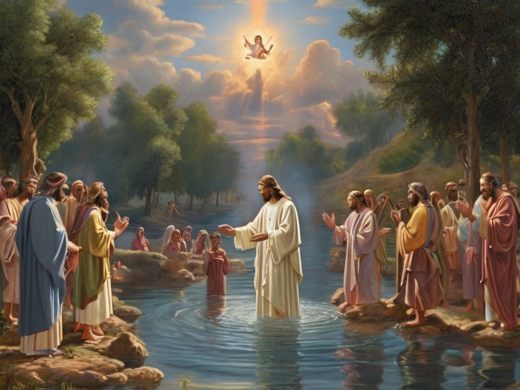 Праздничные картины Крещения Господня