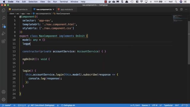 Injecting services into components in Asp.Net Core part 17