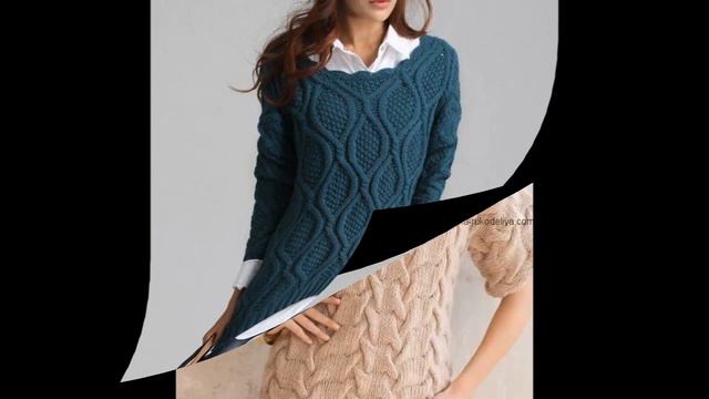 Женские Стильные Пуловеры Спицами - 2019 / Women's Stylish Pullovers Knitting