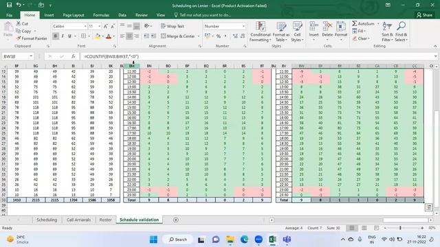 WFM Scheduling Based on Linear Calculation by @WFM WORLD