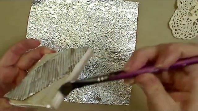 How To Make Look Of Forged Metal With Aluminum Foil By EcoHe