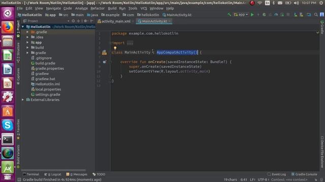 Getting started with android with Kotlin