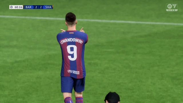 FC24 - Lewandowski and Félix combine for a brilliant goal - Full Version #eafc24