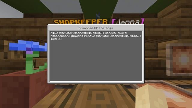 Minecraft bedrock New Npc Shop