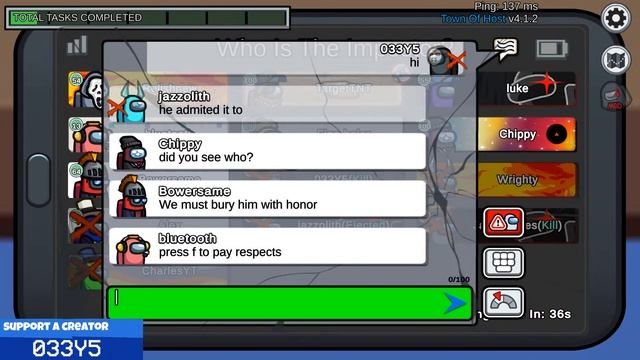 Among Us Town Of Host Live - playing with viewers
