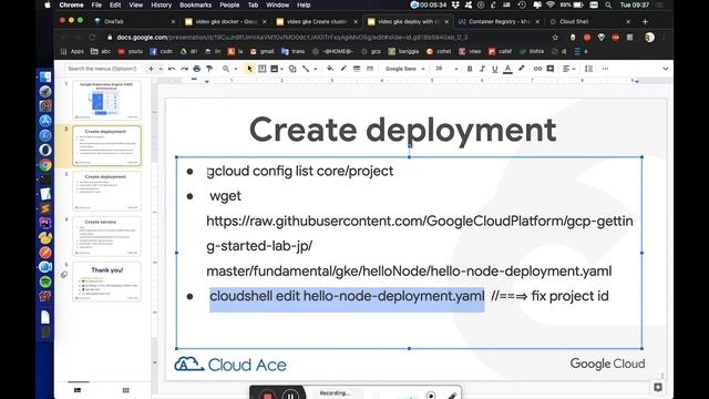 Google Kubernetes Engine (3/4): Deploy to cluster