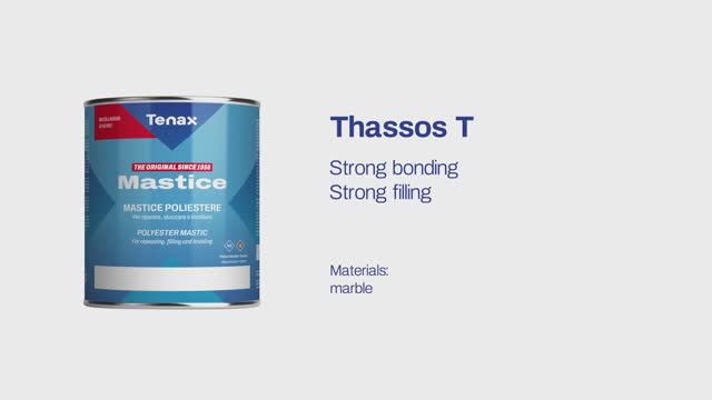 Thassos T Tenax клей полиэфирный прозрачный густой