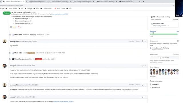 Kubernetes SIG Network Meeting for 20230105