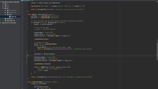 Creating Golang WebServer With Echo - Part 8.1： JWT Token From a Cookie Side Quest