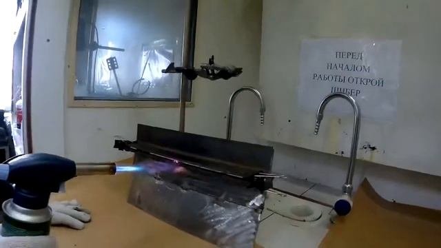 Испытание противопожарной огнестойкой ленты