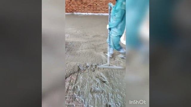заливка бетонного пола с топпингом с бетононасоса