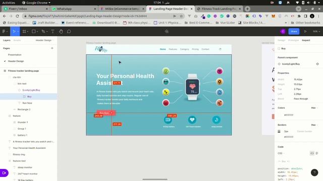 How to Create Responsive Website Using Html Css & Saas | Fit Landing Page | HTML CSS | Figma to Htm