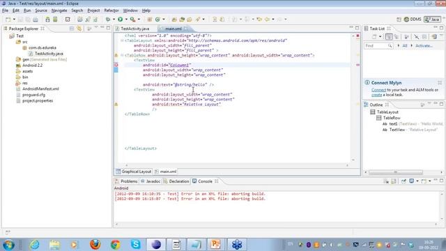 Android Tutorial-Table Layout | Edureka
