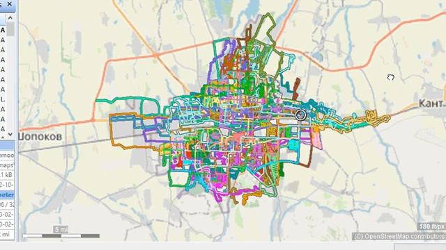 2019 - 2022 bike - city rides 83 & 70 region rides, sorted by distance