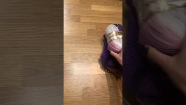 Навязала! Процесс! Новая для меня пряжа! Nako Ombre