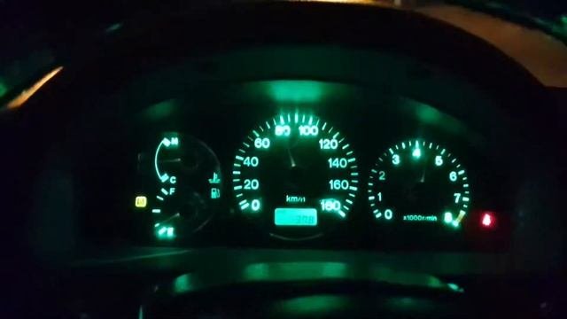 Mazda Familia 1999 ZL-VE 1.5 (110hp) Разгон 0-100, 0-402 метра.