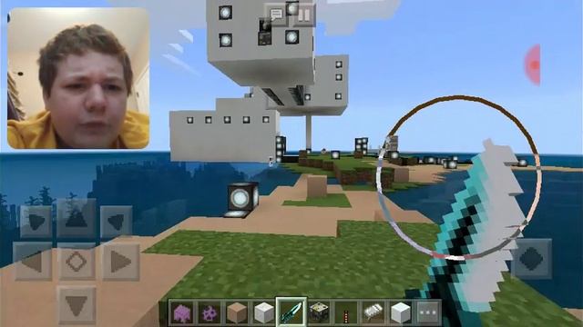 Huge Minecraft space base