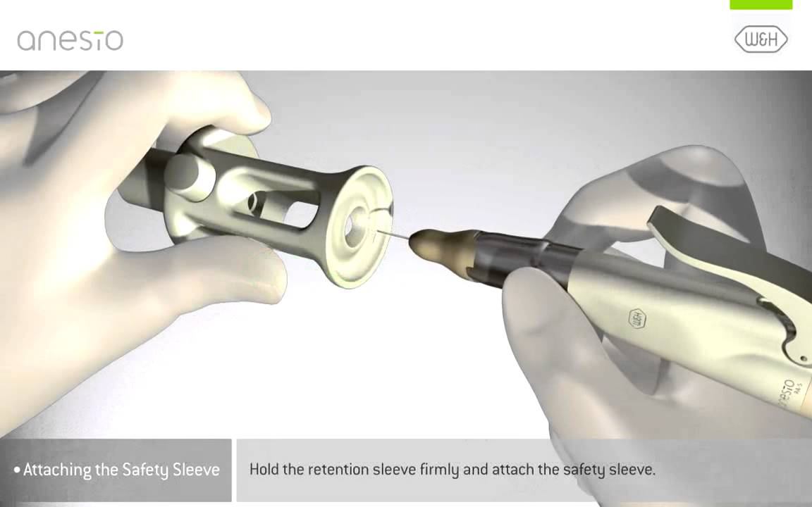 Anesto RA-5 - cтоматологический наконечник для внутрикостной анестезии | WH DentalWerk (Австрия)