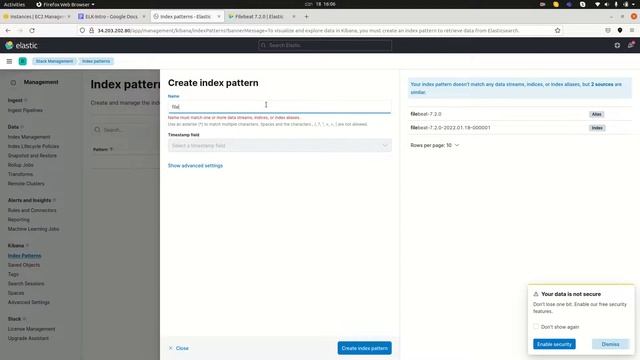 How to install ELK stack on ubuntu EC2 instance ( ElasticSearch | kibana | logstash ) Part -3