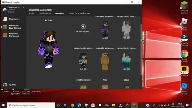Como Ponerte Una Skin En Minecraft Java 1.16.5