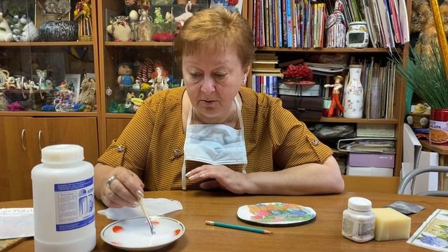 ГБУ ТЦСО "Марьино" Завершение урока по декупажу.