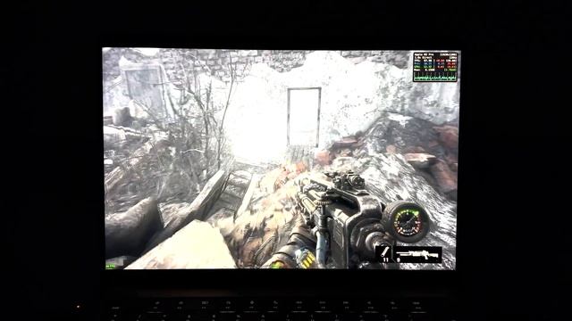 Metro Exodus on MacBookPro 14 Base M2 pro [HD/2K][Ultra/High]