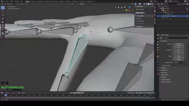 Blender Weight Painting - Making a Game in VR [Part: 02.5]
