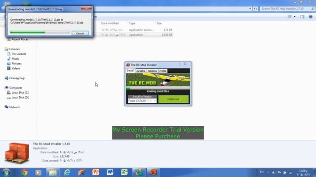 how to download the rc mod in minecraft