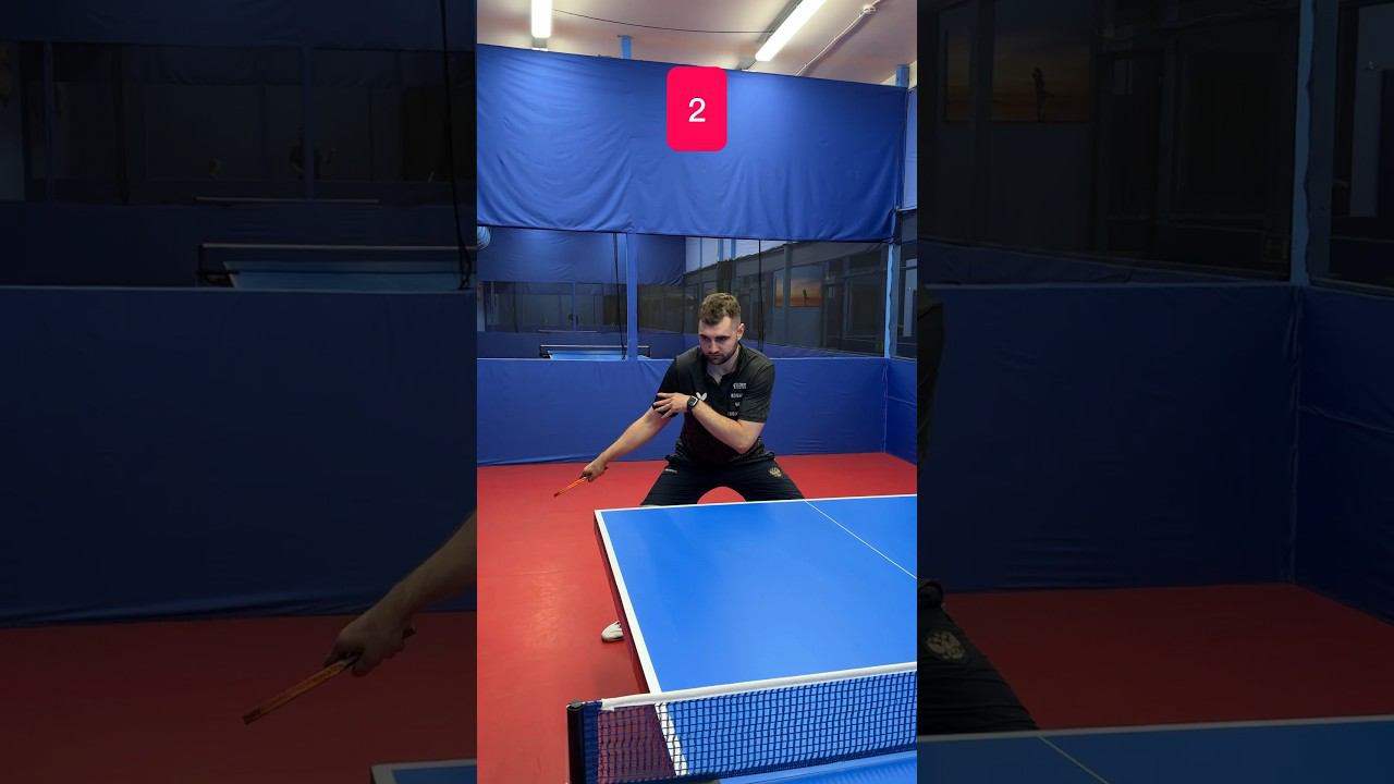 Как выполнять ТОП-СПИН справа? #tabletennis #pingpong
