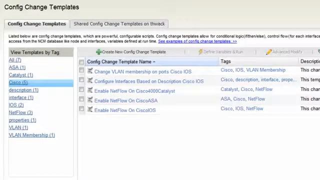 Network Configuration Manager Guided Tour