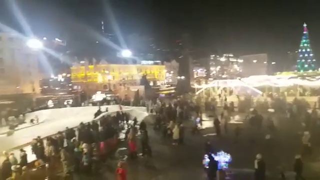 Владивосток центральная площадь 2 января 2023.