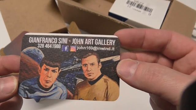 UNBOXING VISTAPRINT BUSINESS CARD G.S.JOHN ARTIST PAINTER