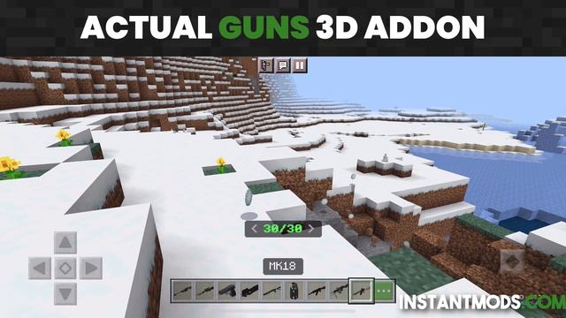 Actual Guns 3D Addon for Minecraft PE/Bedrock/MCPE