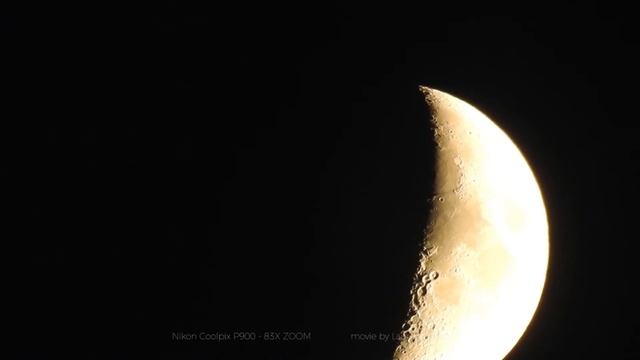 MOON - The sound of Silence - Nikon Coolpix P900 zoom 83X -