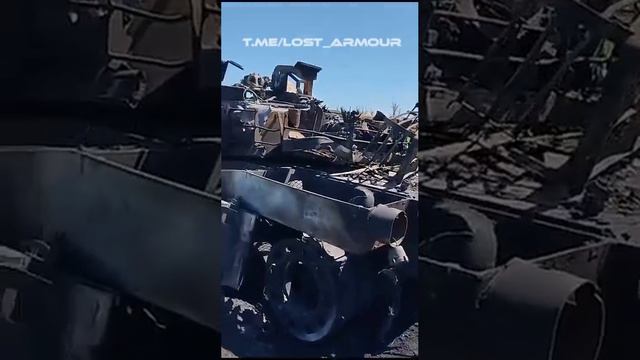 Обзор уничтоженного танка M1A1SA Abrams США в н. п. Бердычи