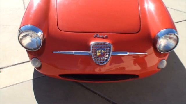 1960 Fiat Abarth Allemano 750 GT in Red & Engine Sound on My Car Story with Lou Costabile