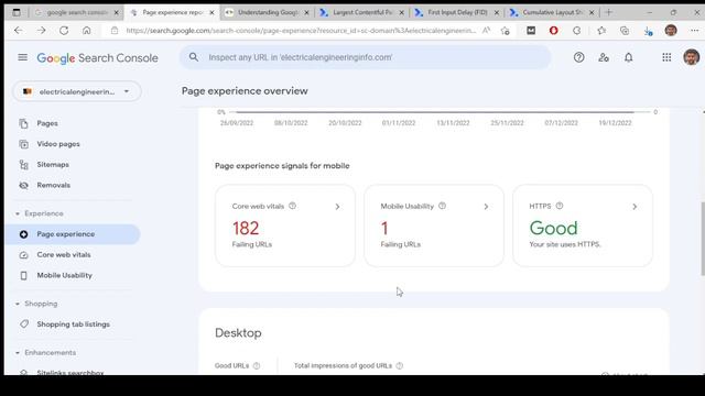 Page Experience, Core Web Vitals and Mobile Usability | Google Search Console - Part 6