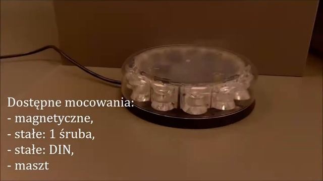 Lampa pojedyncza LED BAQUDA, led: biały, 12/24V